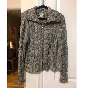 Banana Republic Knitted Zip Jacket/Cardigan